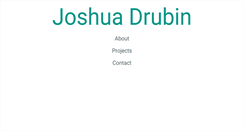 Desktop Screenshot of joshuadrubin.com